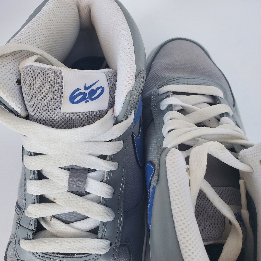 NIKE 6.0 Youth Avid Blue and Grey Shoes Sz 6Y - Girls & Boys - Picture 8 of 14